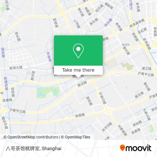 八哥茶馆棋牌室 map