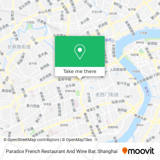 Paradox French Restaurant And Wine Bar map