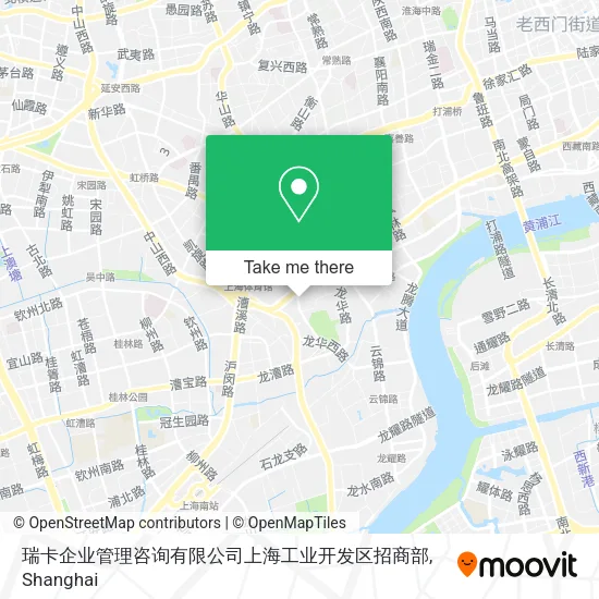 瑞卡企业管理咨询有限公司上海工业开发区招商部 map
