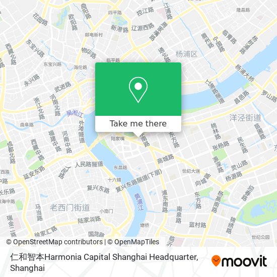 仁和智本Harmonia Capital Shanghai Headquarter map