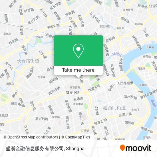 盛浙金融信息服务有限公司 map
