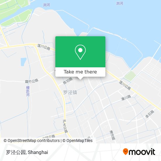 罗泾公园 map