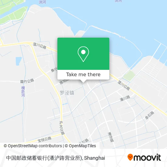 中国邮政储蓄银行(潘沪路营业所) map
