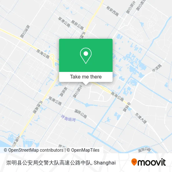 崇明县公安局交警大队高速公路中队 map