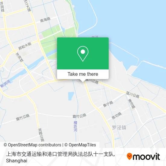 上海市交通运输和港口管理局执法总队十一支队 map