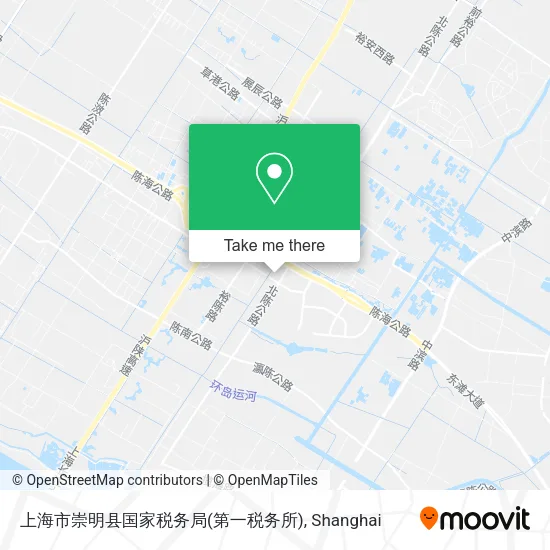 上海市崇明县国家税务局(第一税务所) map