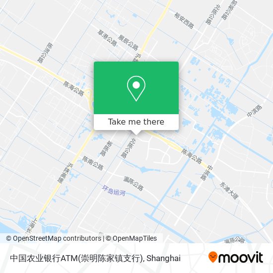 中国农业银行ATM(崇明陈家镇支行) map