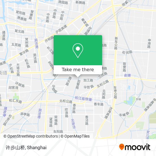 许步山桥 map