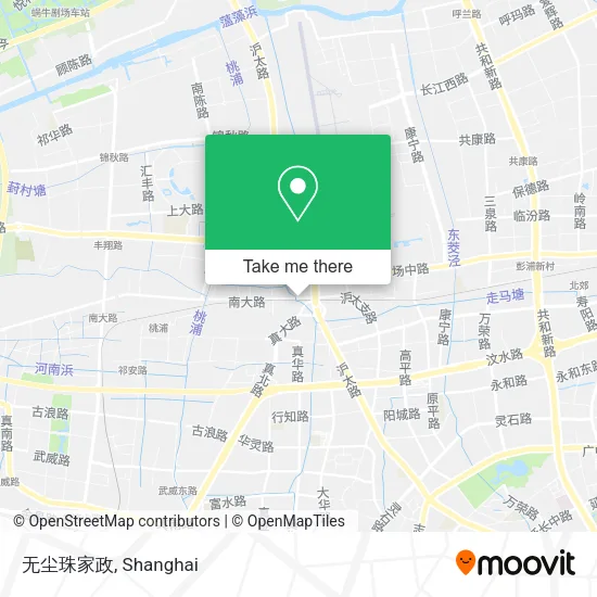 无尘珠家政 map