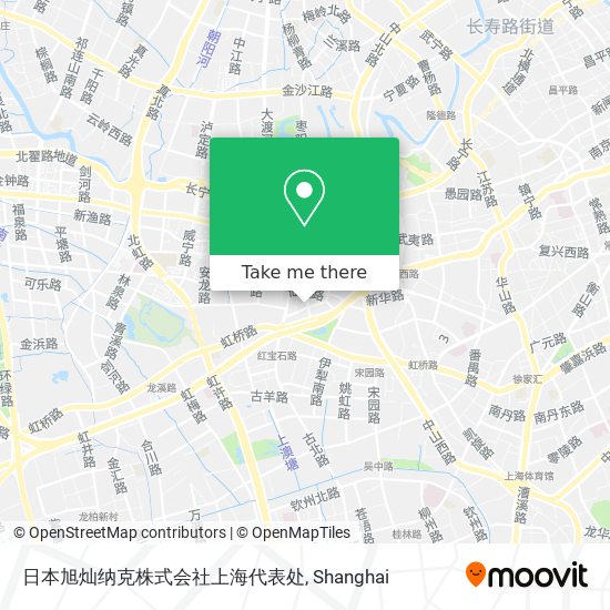 日本旭灿纳克株式会社上海代表处 map