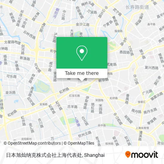 日本旭灿纳克株式会社上海代表处 map
