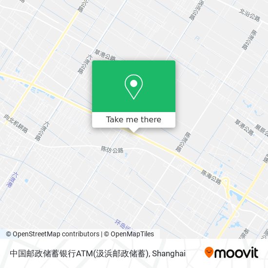 中国邮政储蓄银行ATM(汲浜邮政储蓄) map