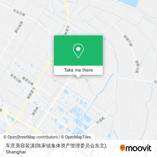 车意美容装潢(陈家镇集体资产管理委员会东北) map