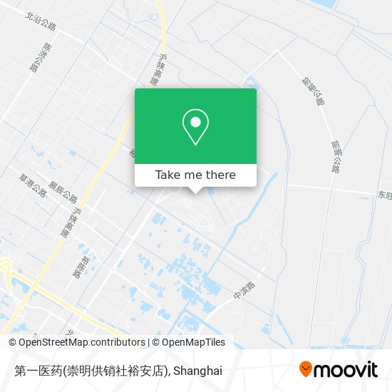 第一医药(崇明供销社裕安店) map