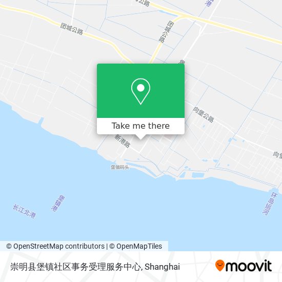 崇明县堡镇社区事务受理服务中心 map