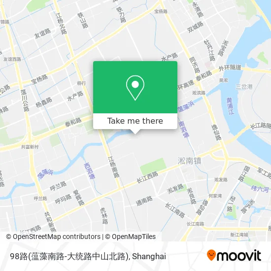 98路(蕰藻南路-大统路中山北路) map