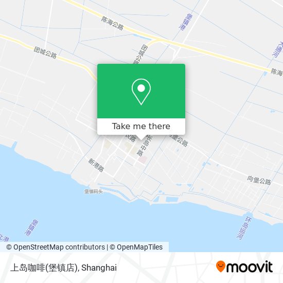 上岛咖啡(堡镇店) map