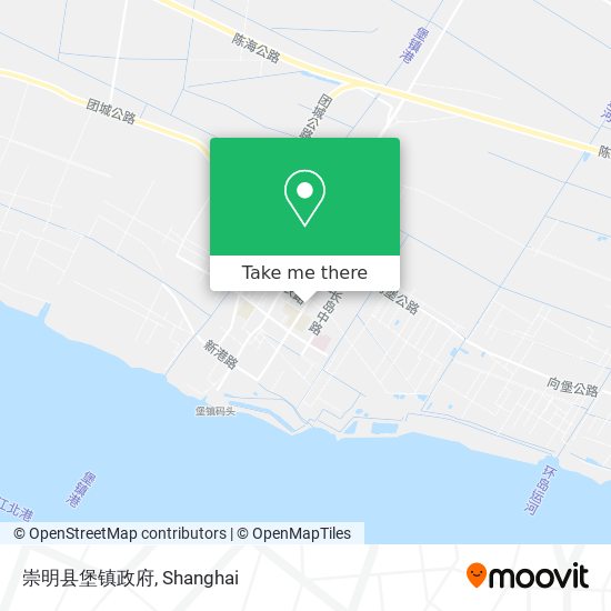 崇明县堡镇政府 map