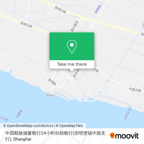 中国邮政储蓄银行24小时自助银行(崇明堡镇中路支行) map