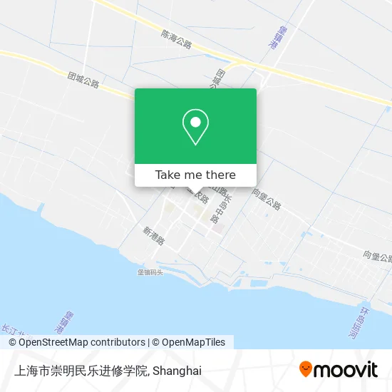 上海市崇明民乐进修学院 map
