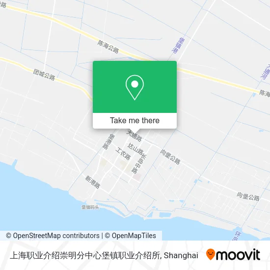 上海职业介绍崇明分中心堡镇职业介绍所 map