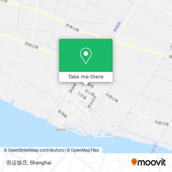 崇运饭庄 map