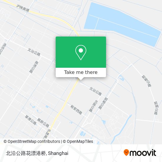 北沿公路花漂港桥 map