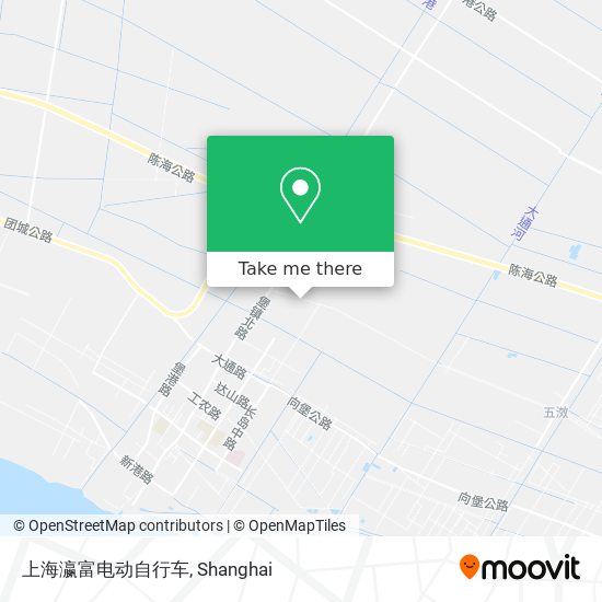 上海瀛富电动自行车 map