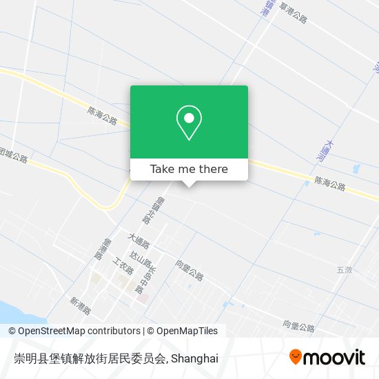 崇明县堡镇解放街居民委员会 map