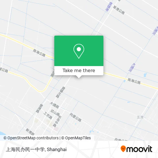 上海民办民一中学 map