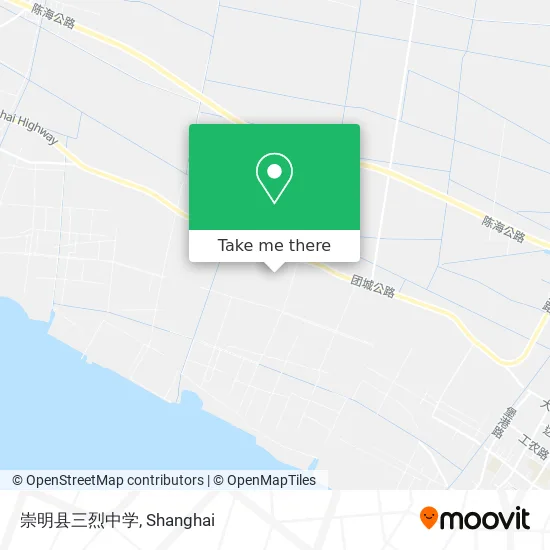 崇明县三烈中学 map