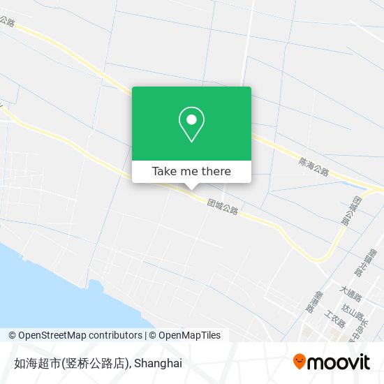 如海超市(竖桥公路店) map