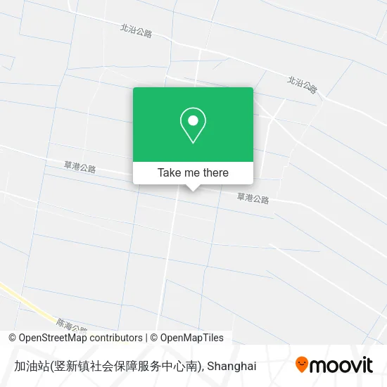 加油站(竖新镇社会保障服务中心南) map