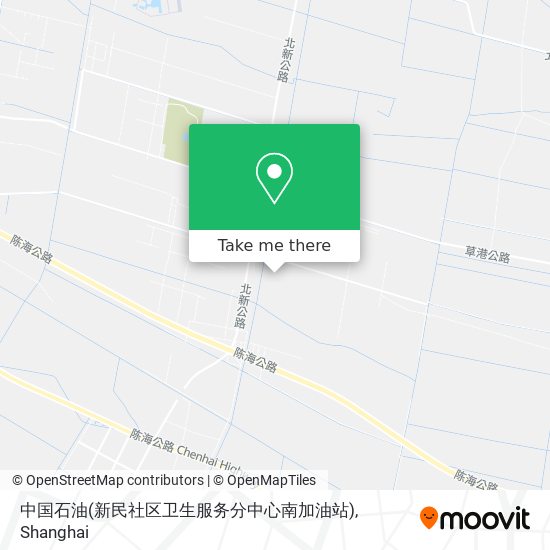 中国石油(新民社区卫生服务分中心南加油站) map