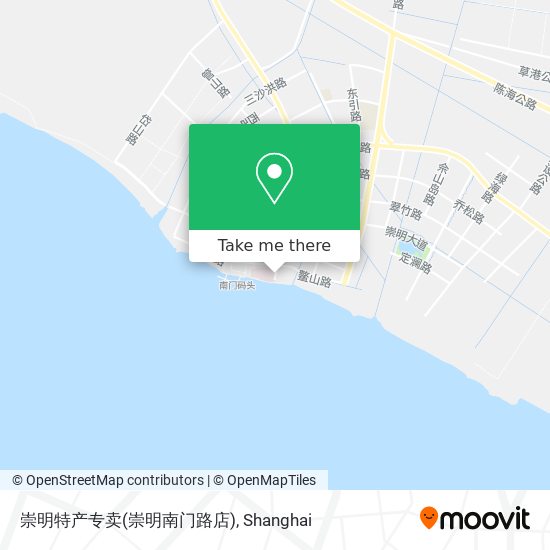 崇明特产专卖(崇明南门路店) map