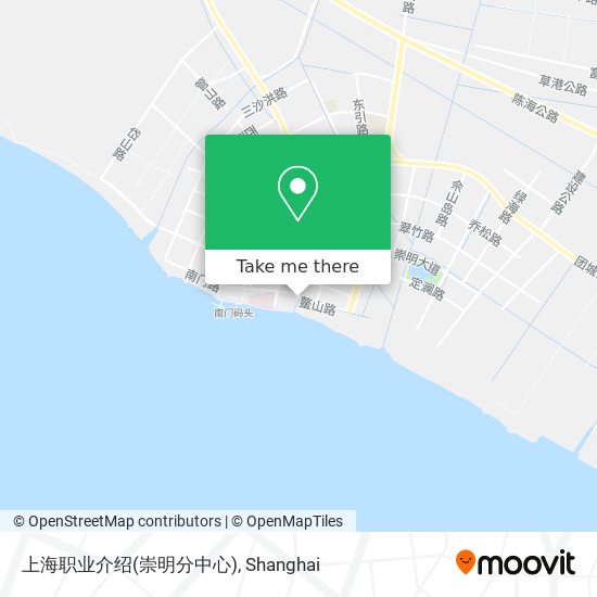 上海职业介绍(崇明分中心) map