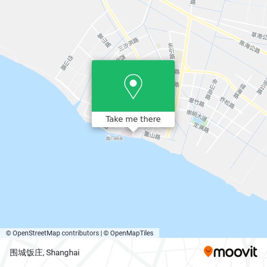 围城饭庄 map