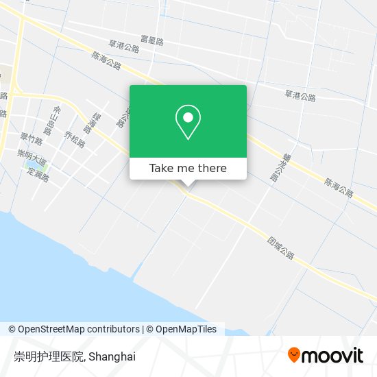 崇明护理医院 map