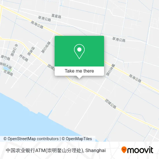 中国农业银行ATM(崇明鳌山分理处) map
