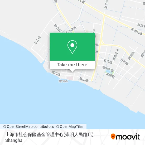 上海市社会保险基金管理中心(崇明人民路店) map