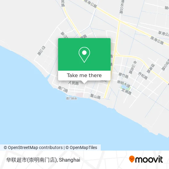 华联超市(崇明南门店) map