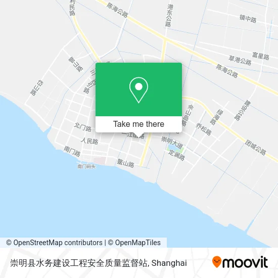崇明县水务建设工程安全质量监督站 map