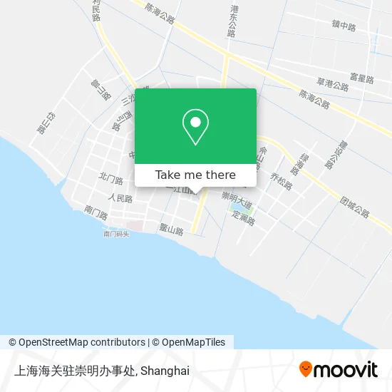 上海海关驻崇明办事处 map