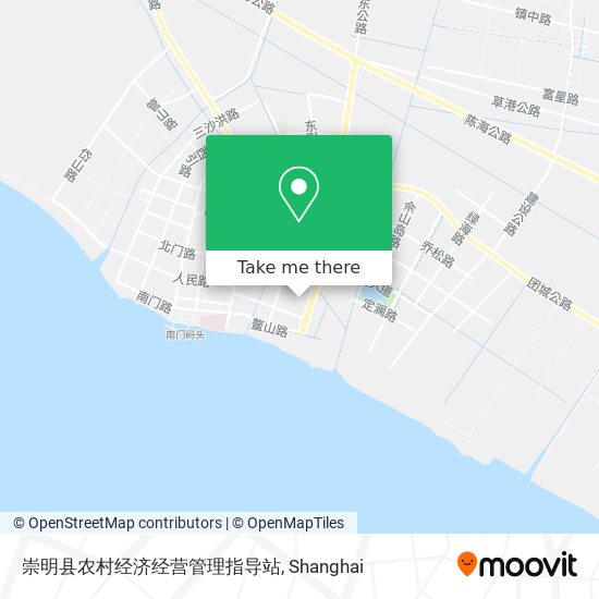崇明县农村经济经营管理指导站 map