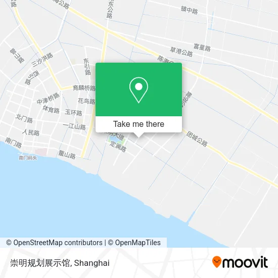 崇明规划展示馆 map