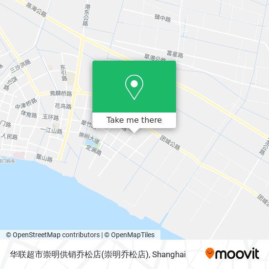 华联超市崇明供销乔松店(崇明乔松店) map