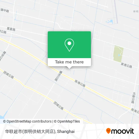 华联超市(崇明供销大同店) map