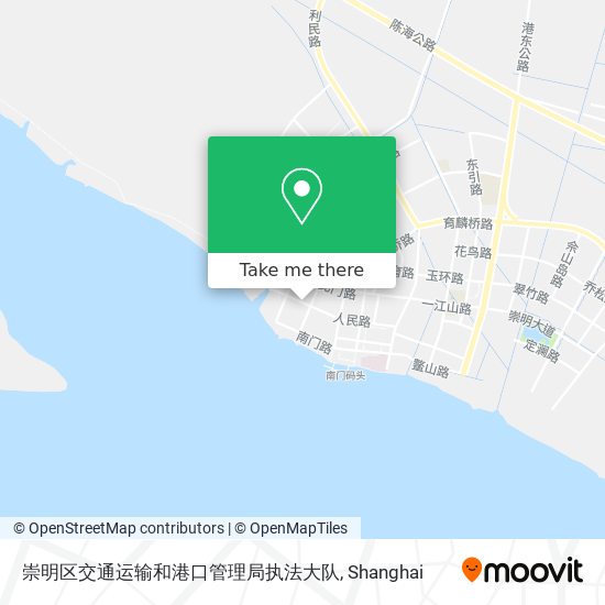 崇明区交通运输和港口管理局执法大队 map