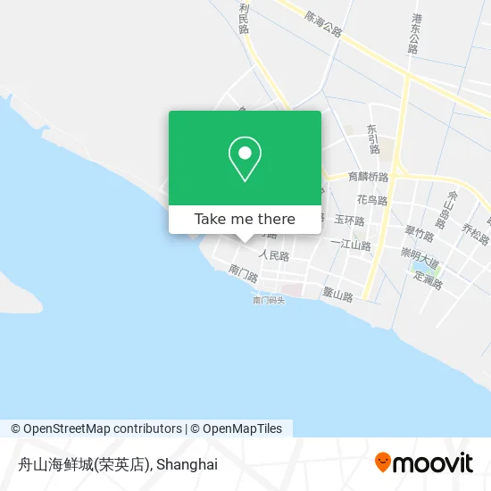 舟山海鲜城(荣英店) map