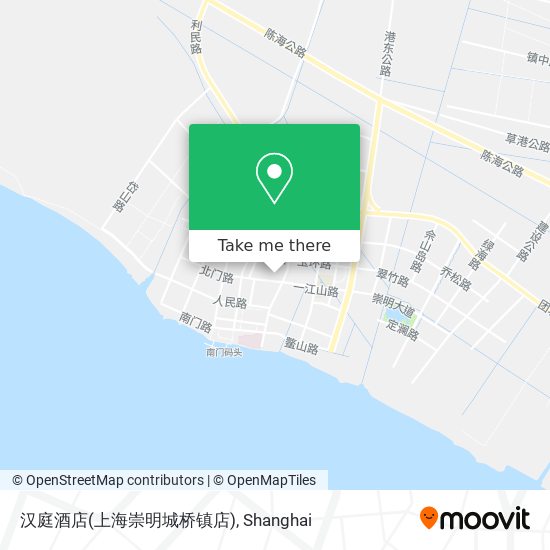 汉庭酒店(上海崇明城桥镇店) map